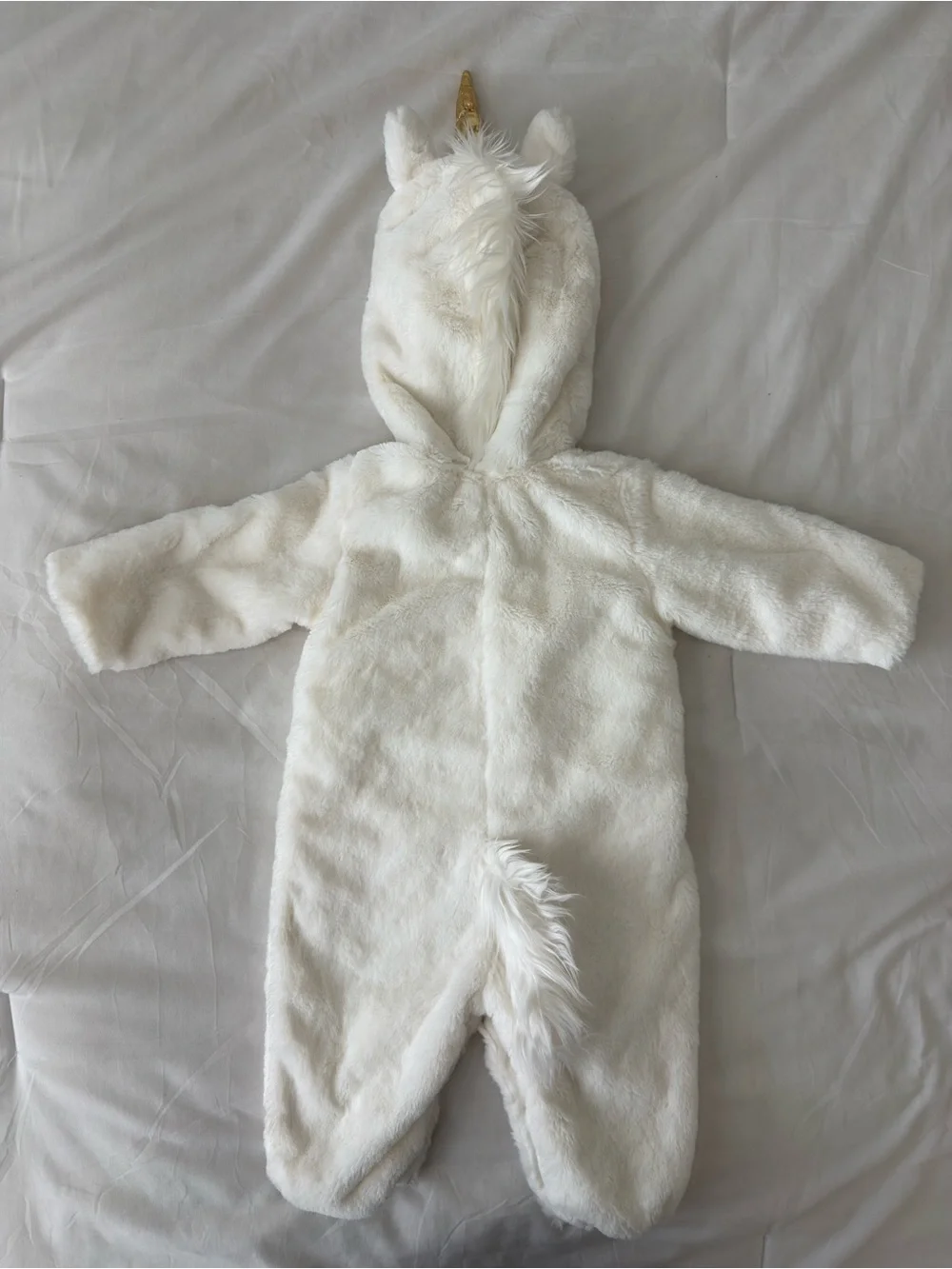 Pottery Barn Kids Magical Unicorn Halloween Costume 6-12 Months Baby White Fall